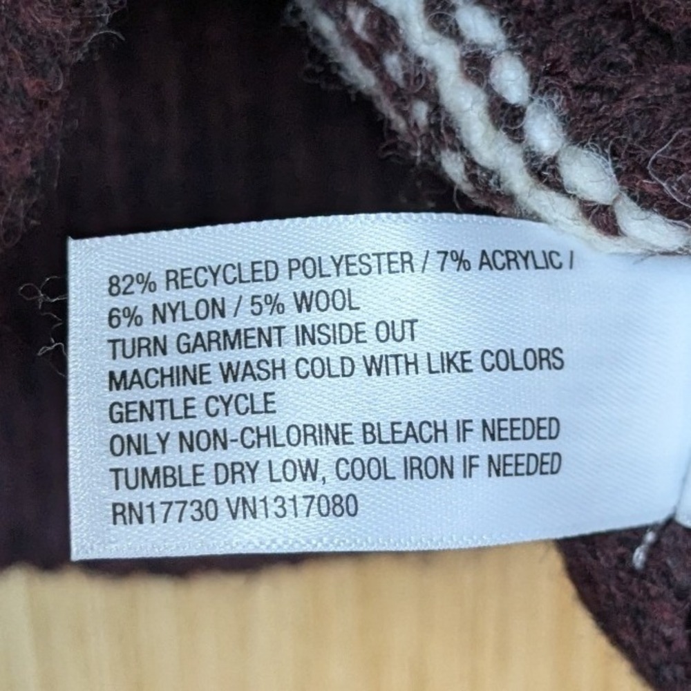 Universal Thread Sweater Women's Small Burgundy S… - image 5